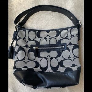 Coach Black and Grey shoulder bag